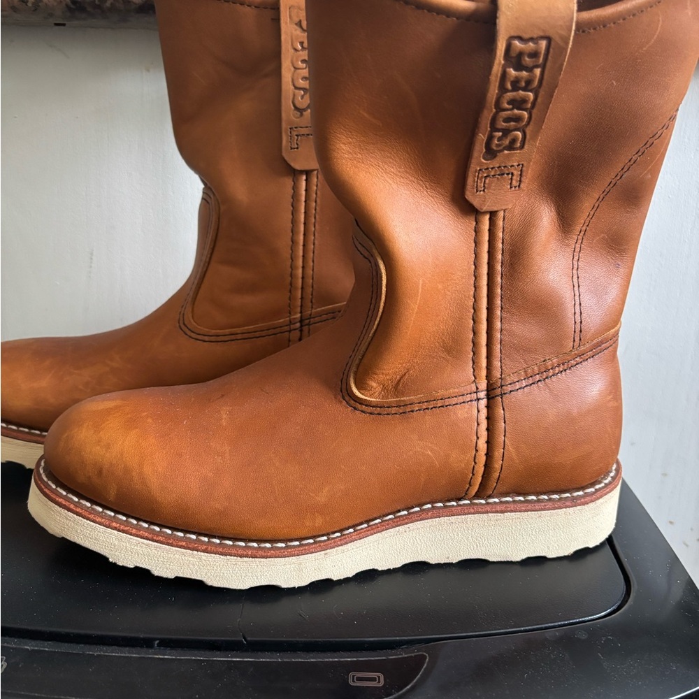 Men's Tan Leather Boots